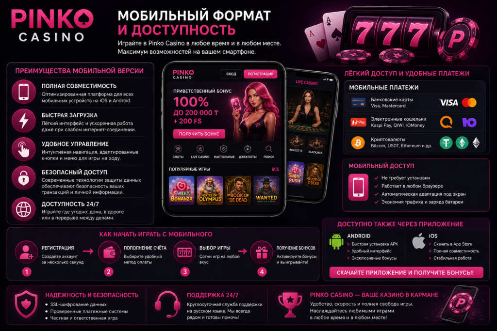 Мобильный формат и доступность